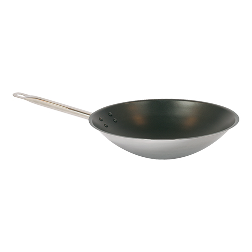 Pujadas Wok Excalibur inox/Teflon - 36 cm